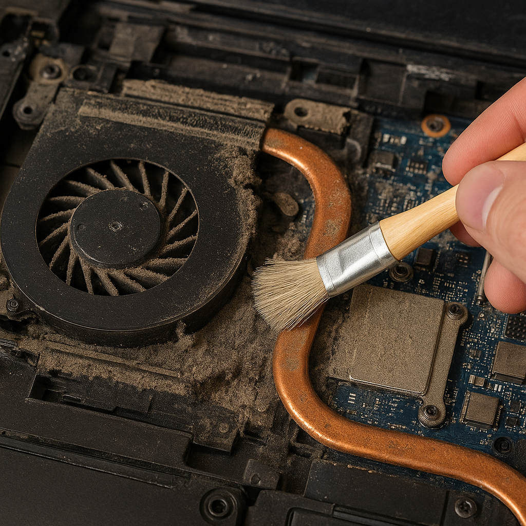 Jak czyścić układ chłodzenia w laptopie